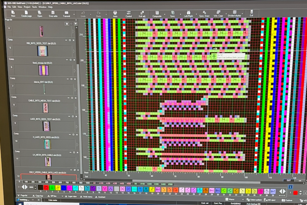 photo of the .dat file format representing instructions